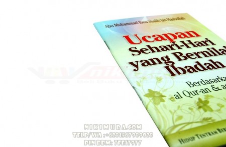 Buku Islam Ucapan Sehari-Hari yang Bernilai Ibadah
